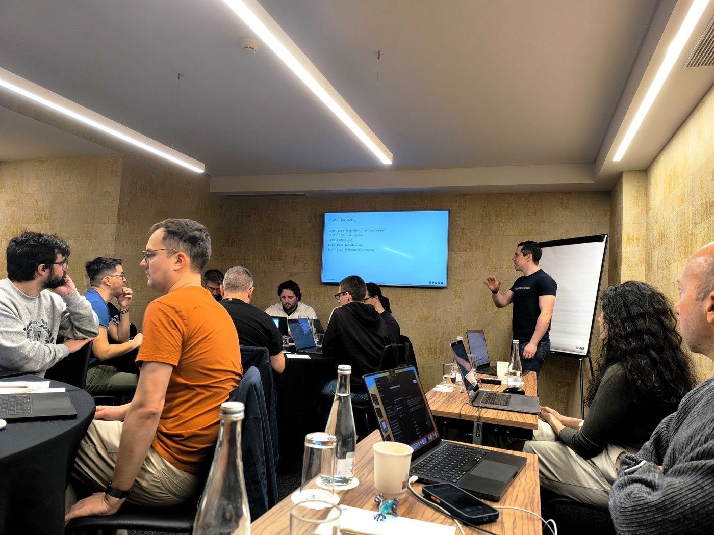 A workshop room during AI Day 2026