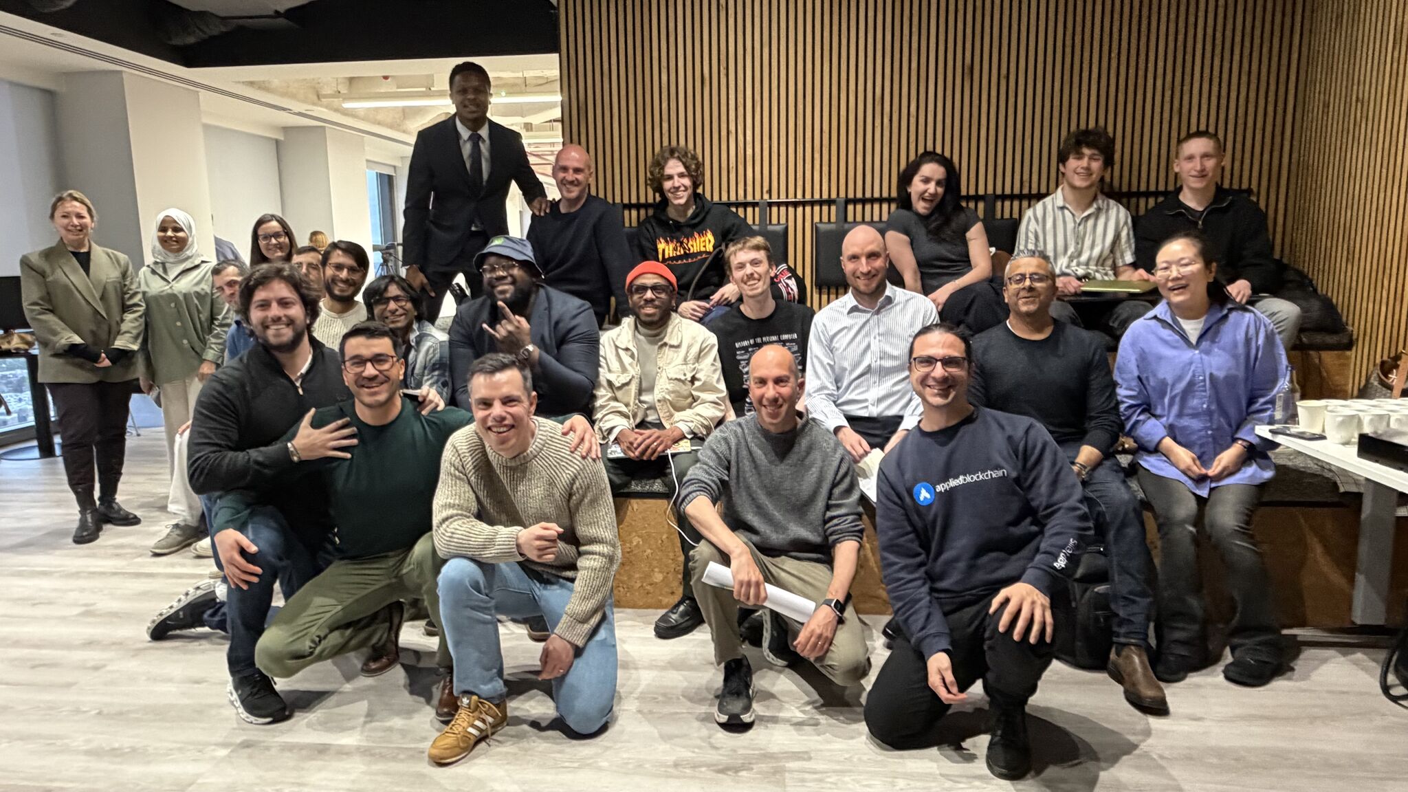 Hackathon participants and judges
